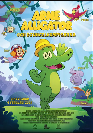 Bild på filmaffish  Arne Alligator och djungelkompisarna