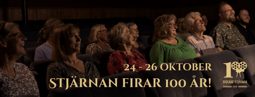 Banner med texten 24-26 oktober, Stjärnan firar 100 år!